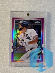 2021 Topps Chrome Jose Abreu #17 Pink Prizm SP 396/399 White Sox